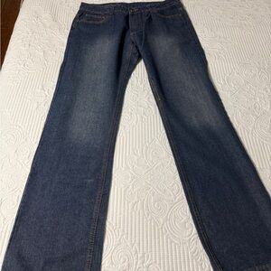 Indigo Blue Straight Jeans Classic Fit